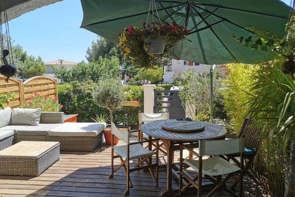 Апартаменти La Terrasse Ensoleillee De Sausset - Cote Bleue Екстер'єр фото