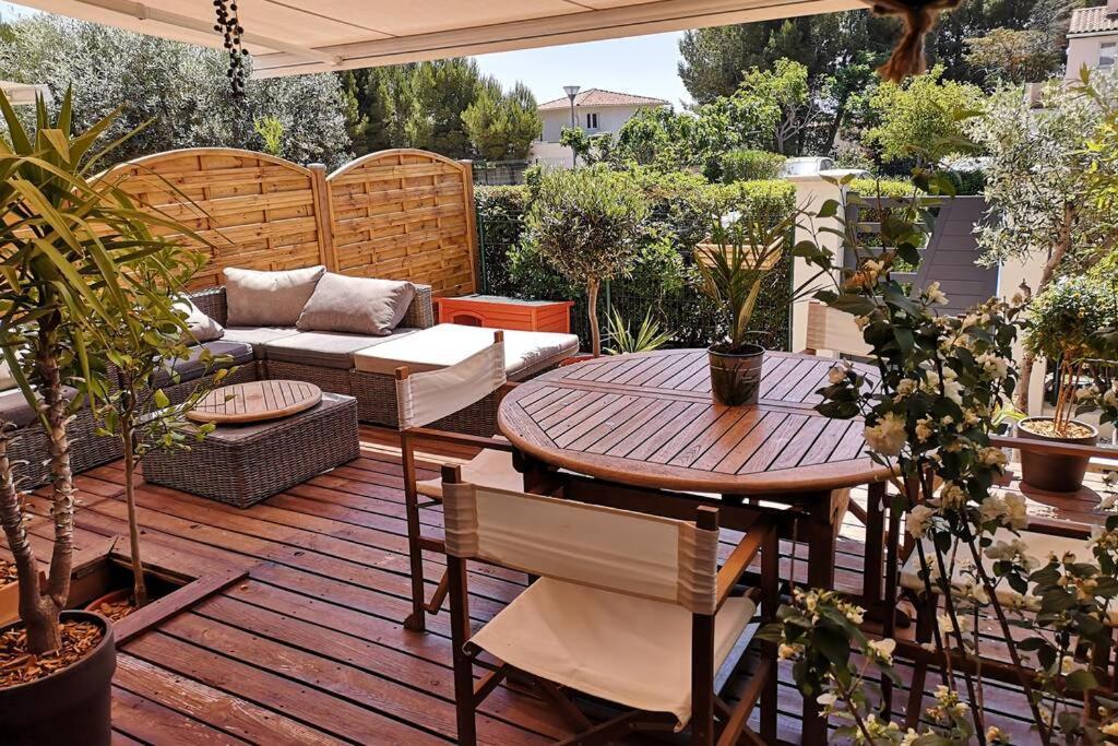 Апартаменти La Terrasse Ensoleillee De Sausset - Cote Bleue Екстер'єр фото